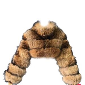 Raccoon cropped bomber